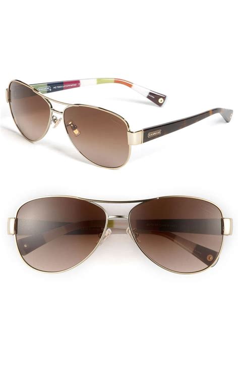 coach aviator sunglasses for women|coach sunglasses women clearance.